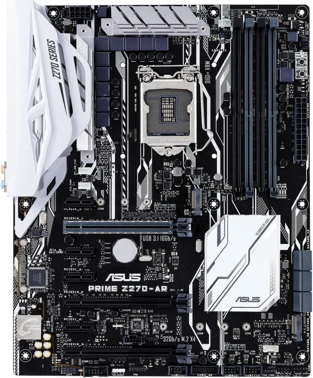 [REFURB] Asus Prime Z270-AR LGA1151 Intel Z270 ATX Desktop Motherboard - Image 3